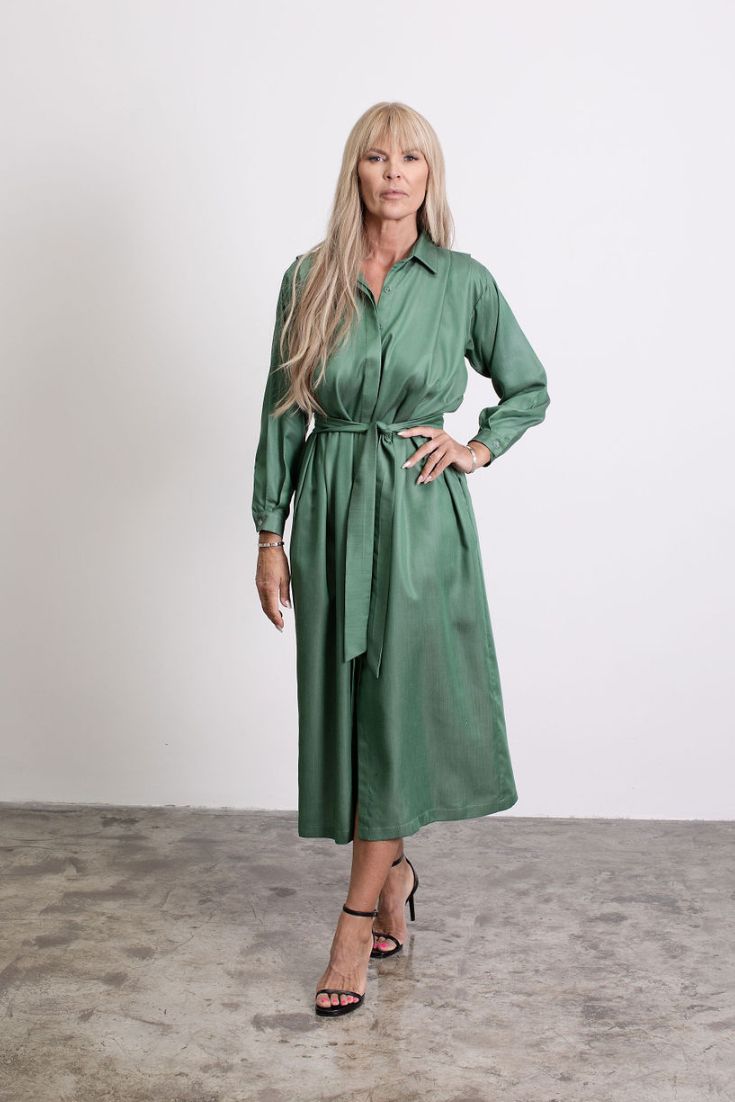Caroline silk tunic dress hotsell
