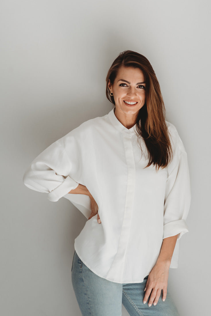 CELINE BLOUSE  WHITE – EMILIA OHRTMANN