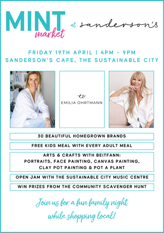 MINT Market Sanderson’s Café, The Sustainable City on Friday 19th April 2024