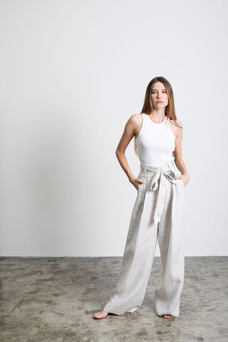 Cara Tank White Organic Cotton | EMILIA OHRTMANN