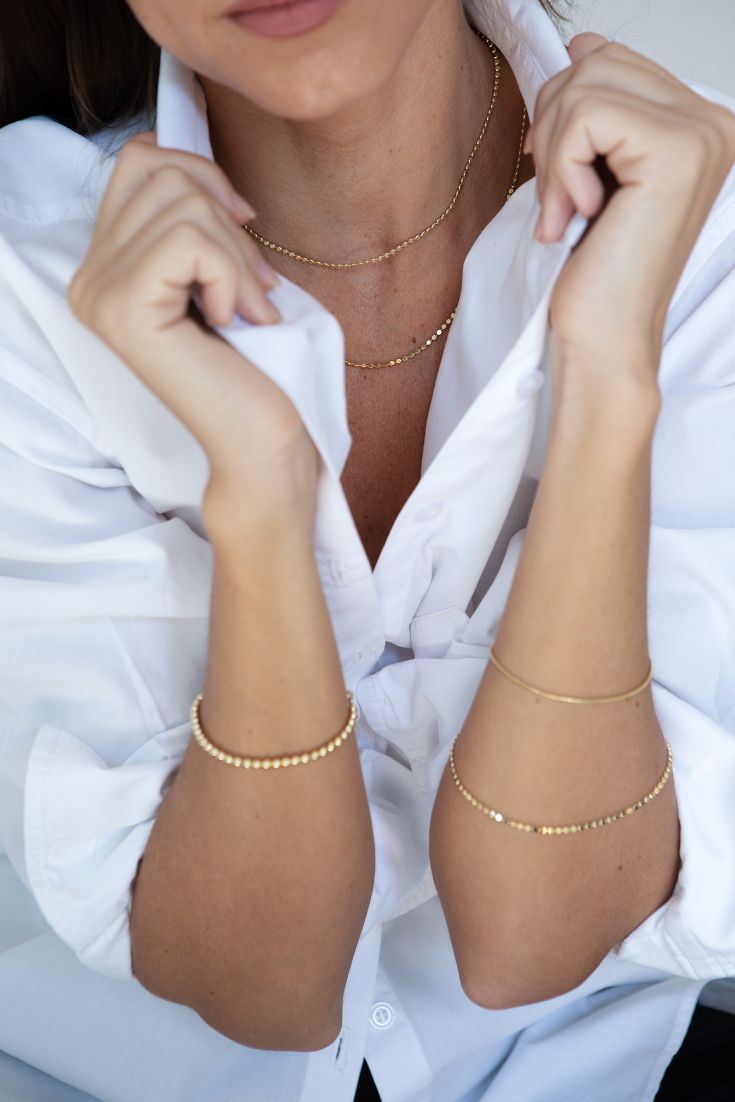 Gold filled necklace jewelry Dubai | EMILIA OHRTMANN
