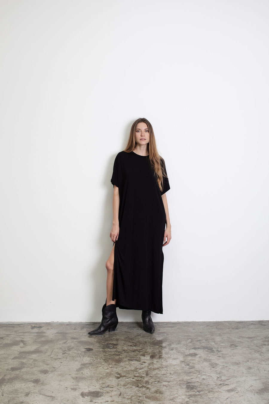 Tshirt dress tencel Mathilda dress | EMILIA OHRTMANN