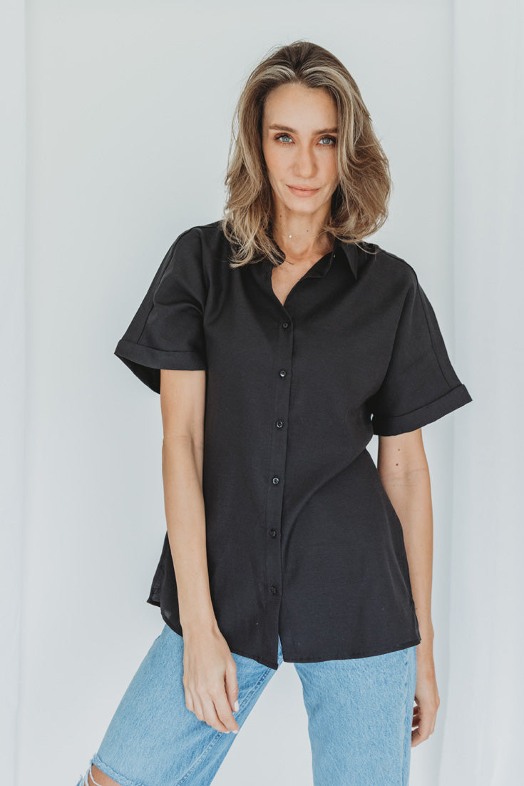 ELISE BLOUSE | BLACK