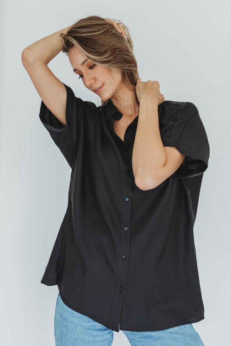 ELISE BLOUSE | BLACK