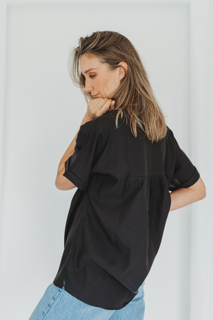 ELISE BLOUSE | BLACK