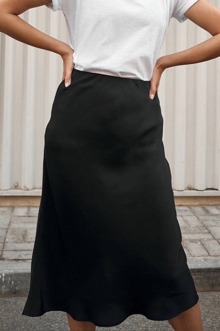 LUCIA SKIRT | BROWN