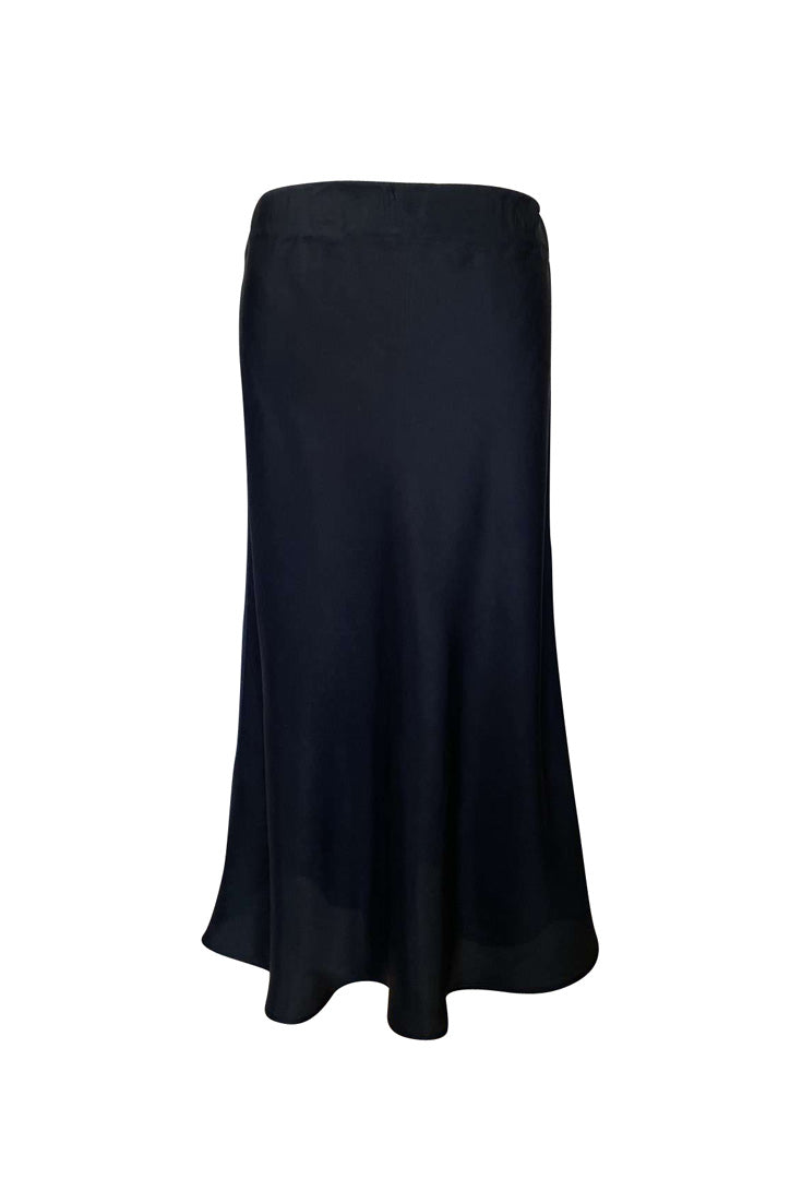 Lucia skirt cupro black | EMILIA OHRTMANN