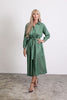 CAROLINE DRESS, GREEN, TENCEL, SUSTAINABLE | EMILIA OHRTMANN