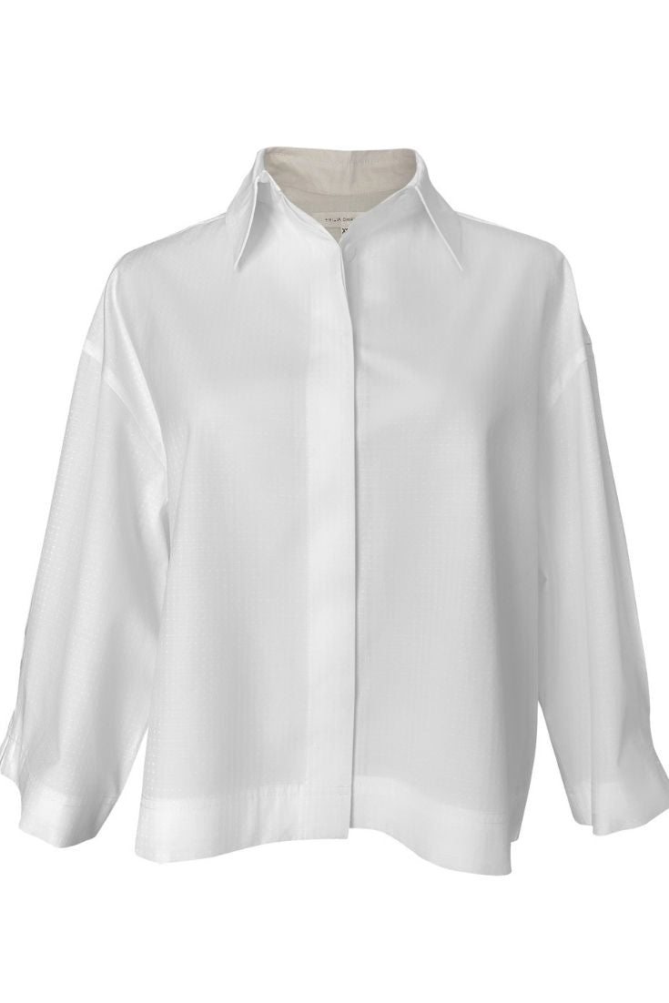 Audrey Shirt white organic cotton | EMILIA OHRTMANN