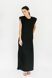 Amaia Dress black jersey tencel | EMILIA OHRTMANN