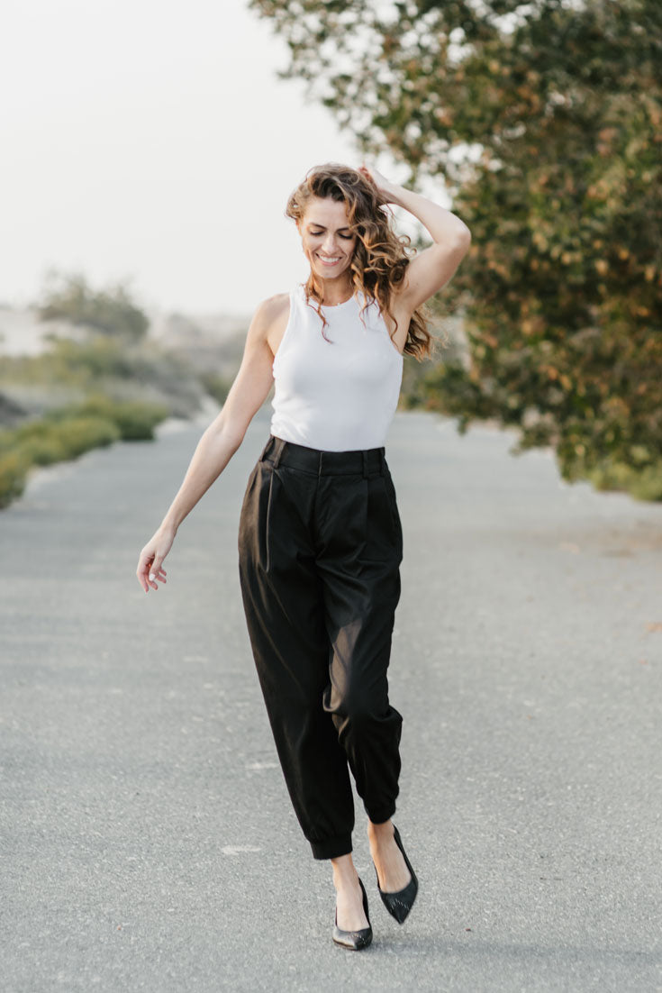 Arianne black trousers | EMILIA OHRTMANN
