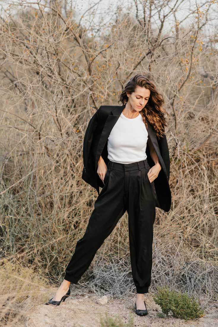 Arianne black trousers wardrobe essentials | EMILIA OHRTMANN