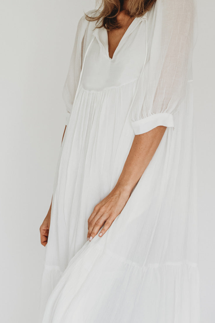 Aya Dress White | EMILIA OHRTMANN