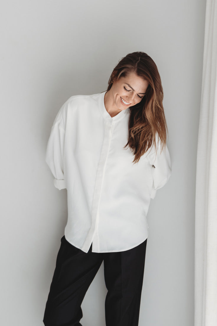 Celine white blouse sale