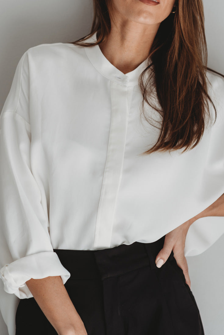 CELINE BLOUSE | WHITE