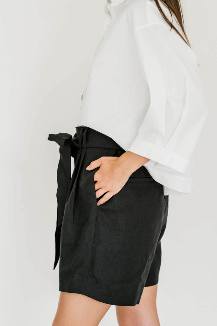 Cosima Linen shorts | EMILIA OHRTMANN