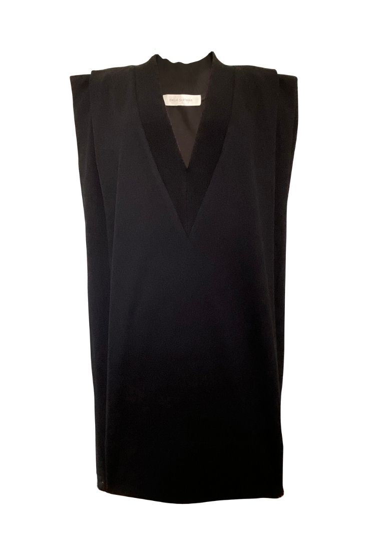 Jacky Dress short black jersey dress | EMILIA OHRTMANN