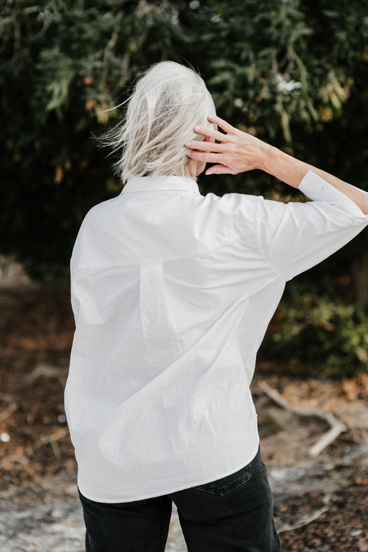 KATE SHIRT WHITE ORGANIC COTTON | EMILIA OHRTMANN