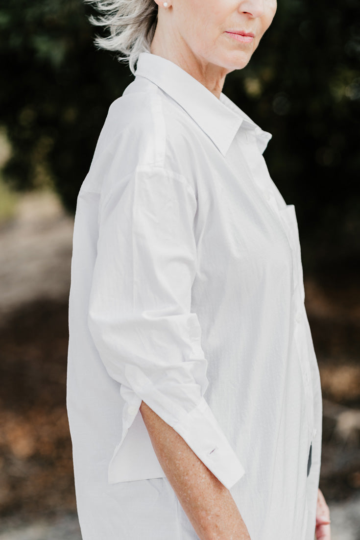 KATE SHIRT WHITE ORGANIC COTTON | EMILIA OHRTMANN