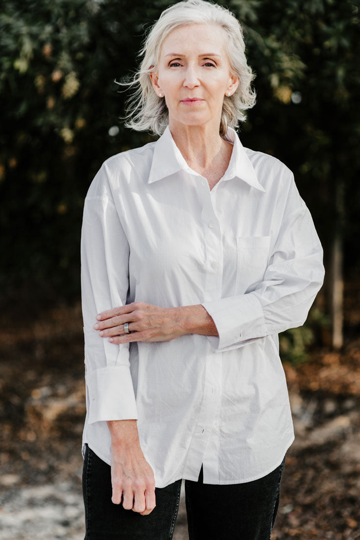 KATE SHIRT WHITE ORGANIC COTTON | EMILIA OHRTMANN