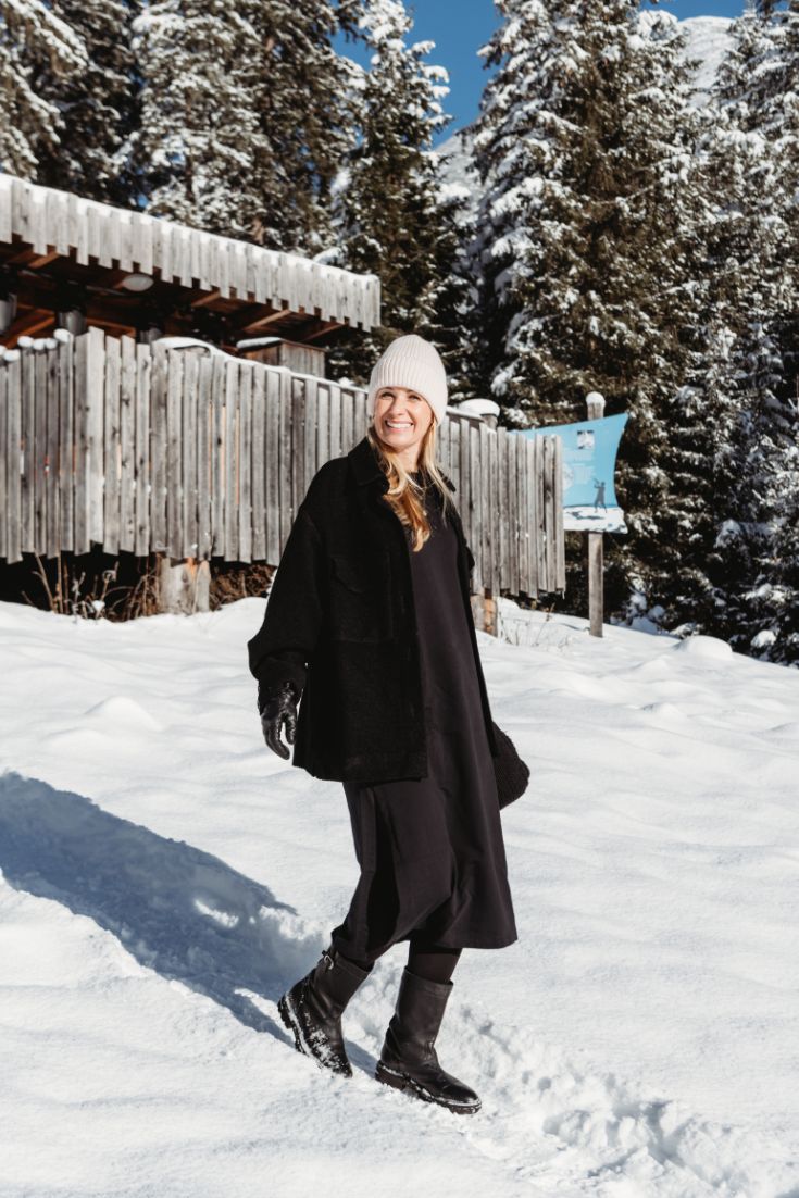 LOUISE DRESS IN WINTER ORGANIC COTTON | EMILIA OHRTMANN