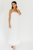 White strapless dress Marina Dress | EMILIA OHRTMANN