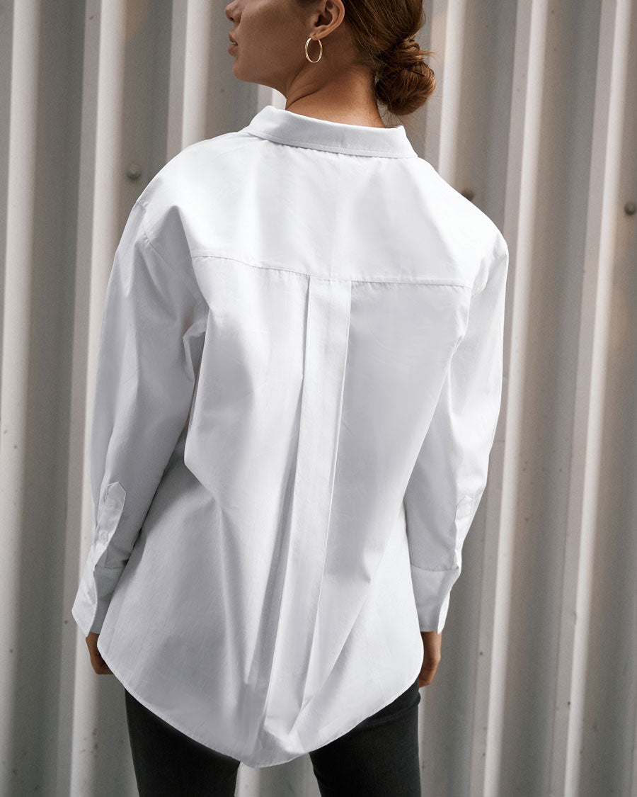 Kate Shirt White | Organic Cotton | EMILIA OHRTMANN